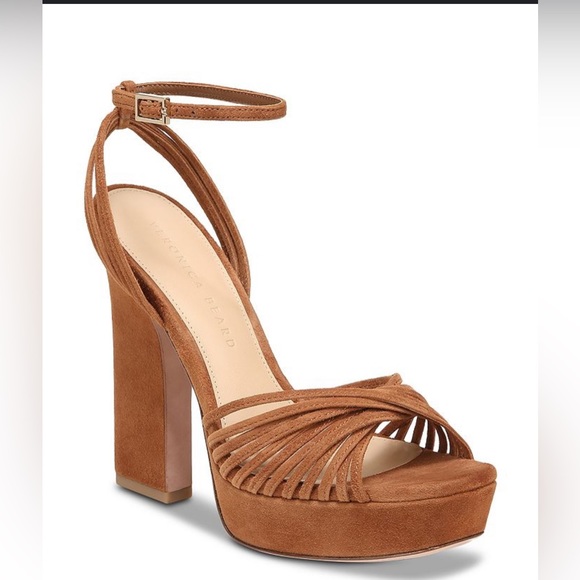 Veronica Beard Shoes - Veronica Beard Fletcher Ankle Strap Platform Heel-8